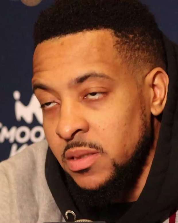 CJ McCollum's Postgame Interview - Pelicans at Rockets - Jan. 31